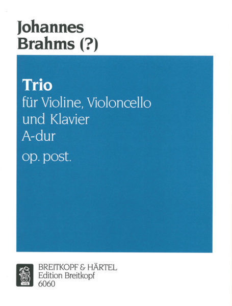 BRAHMS J. - TRIO LA M (SC+PT)    V/VCP - OP.POST