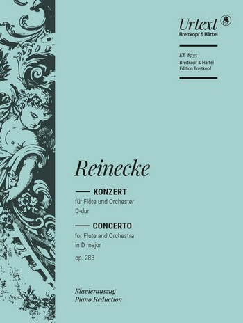 REINECKE C. - CONCIERTO RE M - OP.283 - FLAUTA Y PIANO - URTEXT