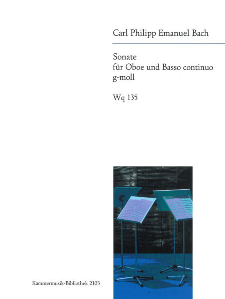 BACH C.P.E. - SONATA SOL m - WQ.135