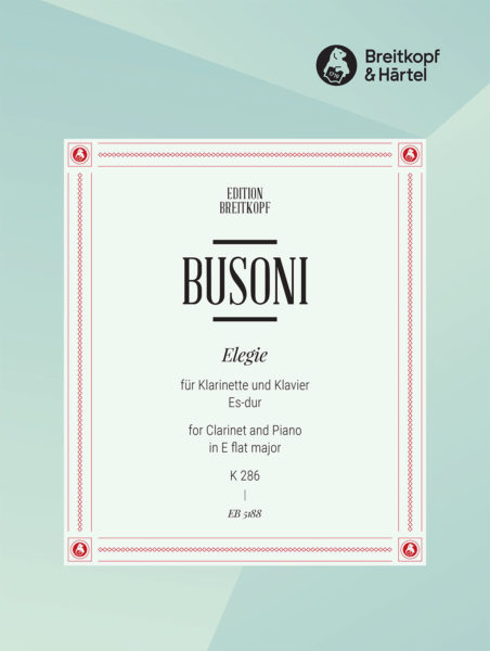 BUSONI F. - ELEGIA MIb m -