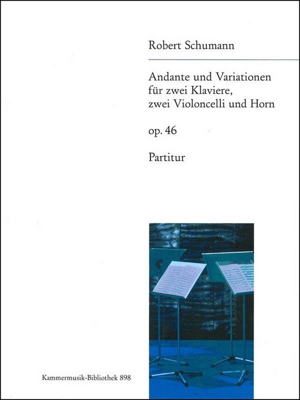 SCHUMANN R. - ANDANTE Y VARIACIONES - OP.46 PARTITURA