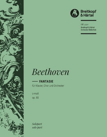 BEETHOVEN L.V. - FANTASIA CORAL OP.80 PIANO SOLO