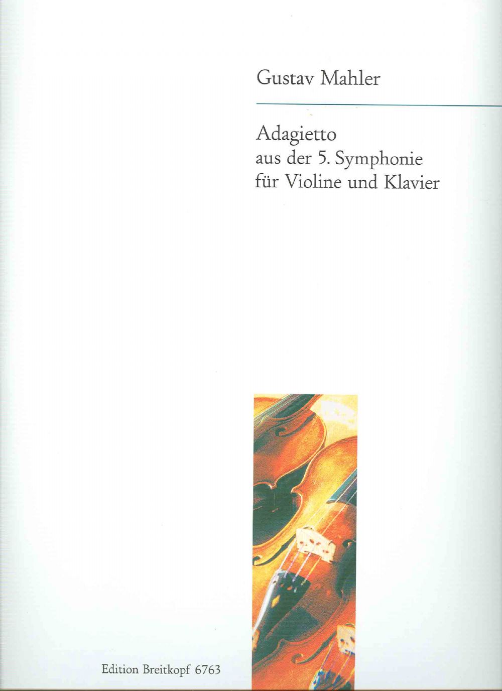 MAHLER G. - ADAGIETTO 5º SINFONIA ( VIOLIN Y PIANO )