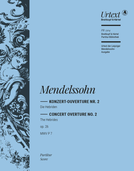 MENDELSSOHN F. - CONCIERTO/OBERTURA Nº2 OP.26 URTEXT