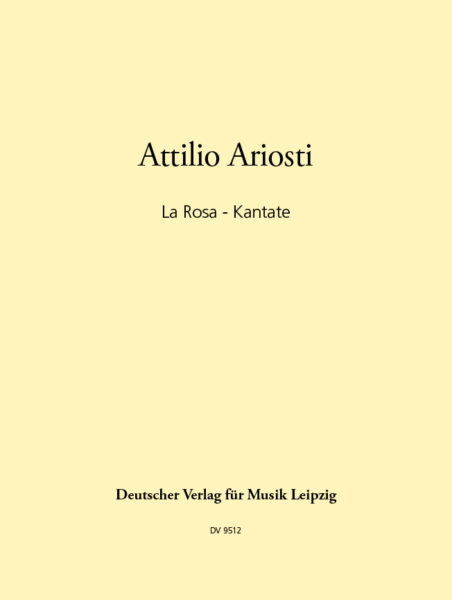 ARIOSTI A. - LA ROSA (CANTATA) VOZ ALTA 2V Y P