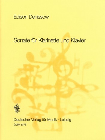 DENISOV E. - SONATA CLARINETE Y PIANO
