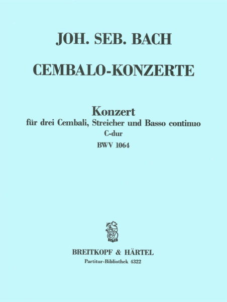BACH J.S. - TRIPLE CONCIERTO DOM BWV1064
