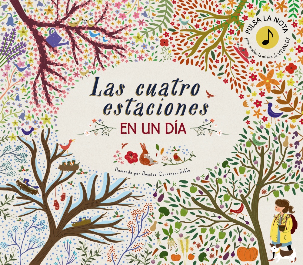 LAS CUATRO ESTACIONES EN UN DIA (LIBRO MUSICAL)