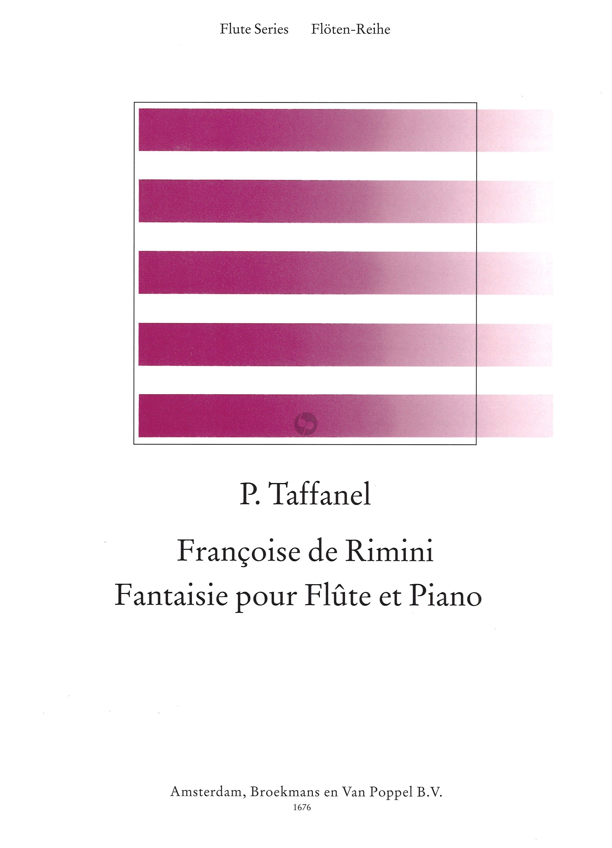TAFFANEL P. - FANTASIA  - FL/P