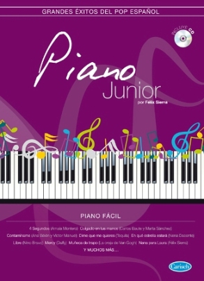 ALBUM (REV.F.SIERRA) - PIANO JUNIOR FACIL +CD EXITOS POP