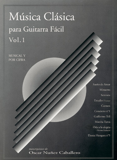ALBUM. - MUSICA CLASICA PARA GUITARRA FACIL VOL.1 (TABLATURA)