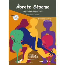 VILLANUEVA R. - ABRETE SESAMO + CD (24)PIEZAS VIOLIN