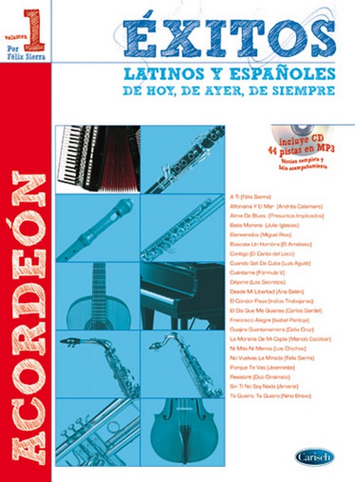 SIERRA F. - EXITOS ESPAÑOLES Y LATINOS (ACORDEON) DESCATALOGADO