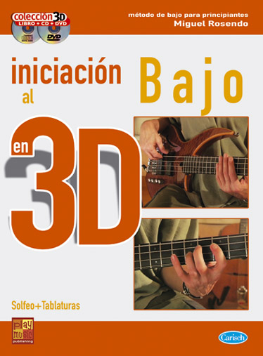 ROSENDO M. - INICIACION AL BAJO 3D (LIBRO+CD+DVD)