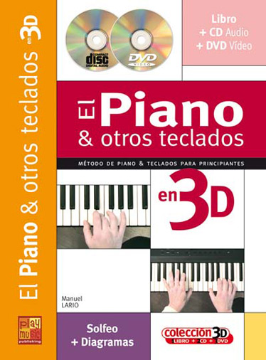 LARIO M. - EL PIANO Y OTROS TECLADOS  EN 3D (CD+DVD)