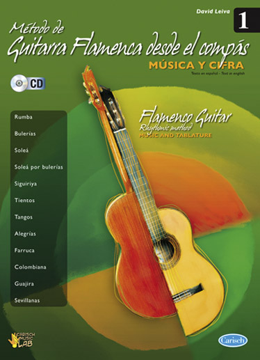 LEIVA D. - METODO DE GUITARRA FLAMENCA COMPAS V. 1 + CD (musica y cifra)