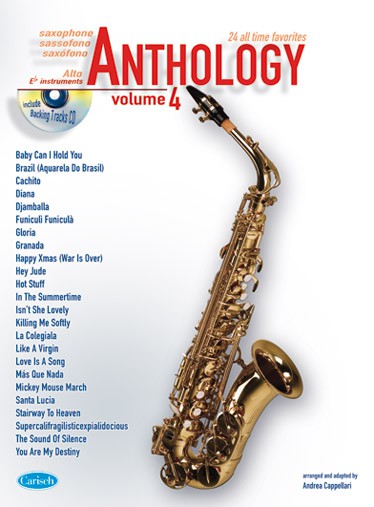 CAPPELLARI A. - ANTOLOGIA V. 4 (24 ALL TIME FAVORITES) (+CD) ALTO SAXO