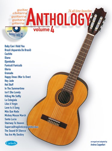 CAPPELLARI A. - ANTOLOGIA V. 4 (24 ALL TIME FAVORITES) (+CD) GUITARRA