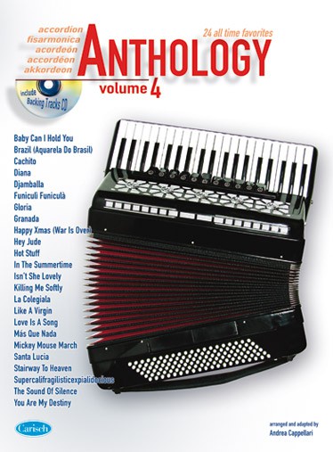 CAPPELLARI A. - ANTOLOGIA V. 4 (24 ALL TIME FAVORITES) ACORDEON (+AUDIO DESCARGABLE)