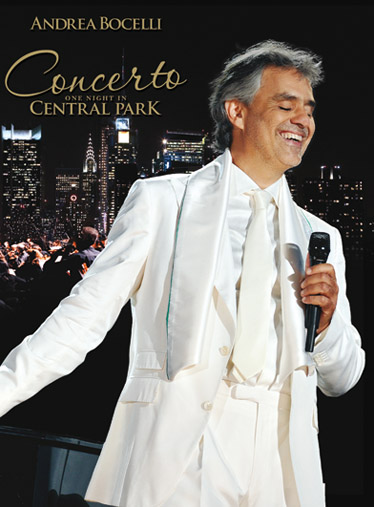 BOCELLI A. - CONCIERTO ONE NIGHT IN CENTRAL PARK (P/G/V)