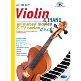 CAPPELLARI A. - ANIMATED MOVIES & TV SERIES DUETS VIOLIN/P +CD