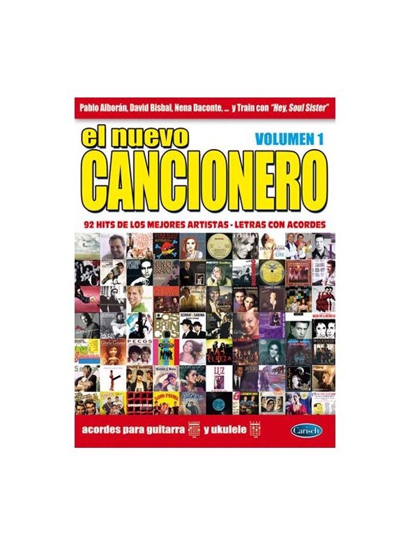 ALBUM - EL NUEVO CANCIONERO V.1  ( 92 HITS GUITARRA O UKELELE)
