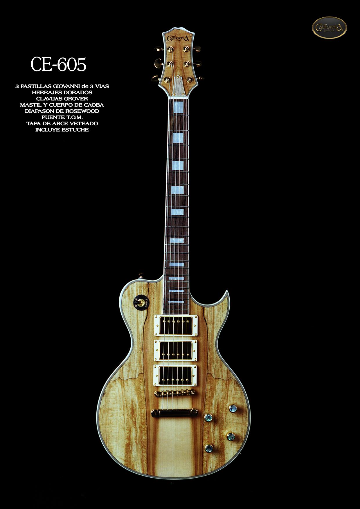 GUITARRA ELECTRICA - CALIFORNIA CE-604 CON ESTUCHE