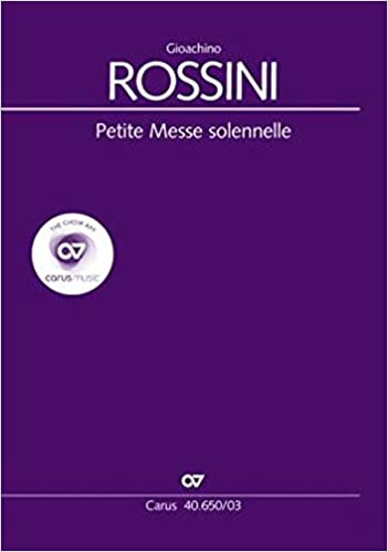 ROSSINI G. - PEQUEÑA MISA SOLEMNE (CP)