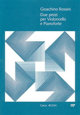 ROSSINI G. - PIEZAS (2) UN LARME ALLEGRO AGIRATO (VC/P)
