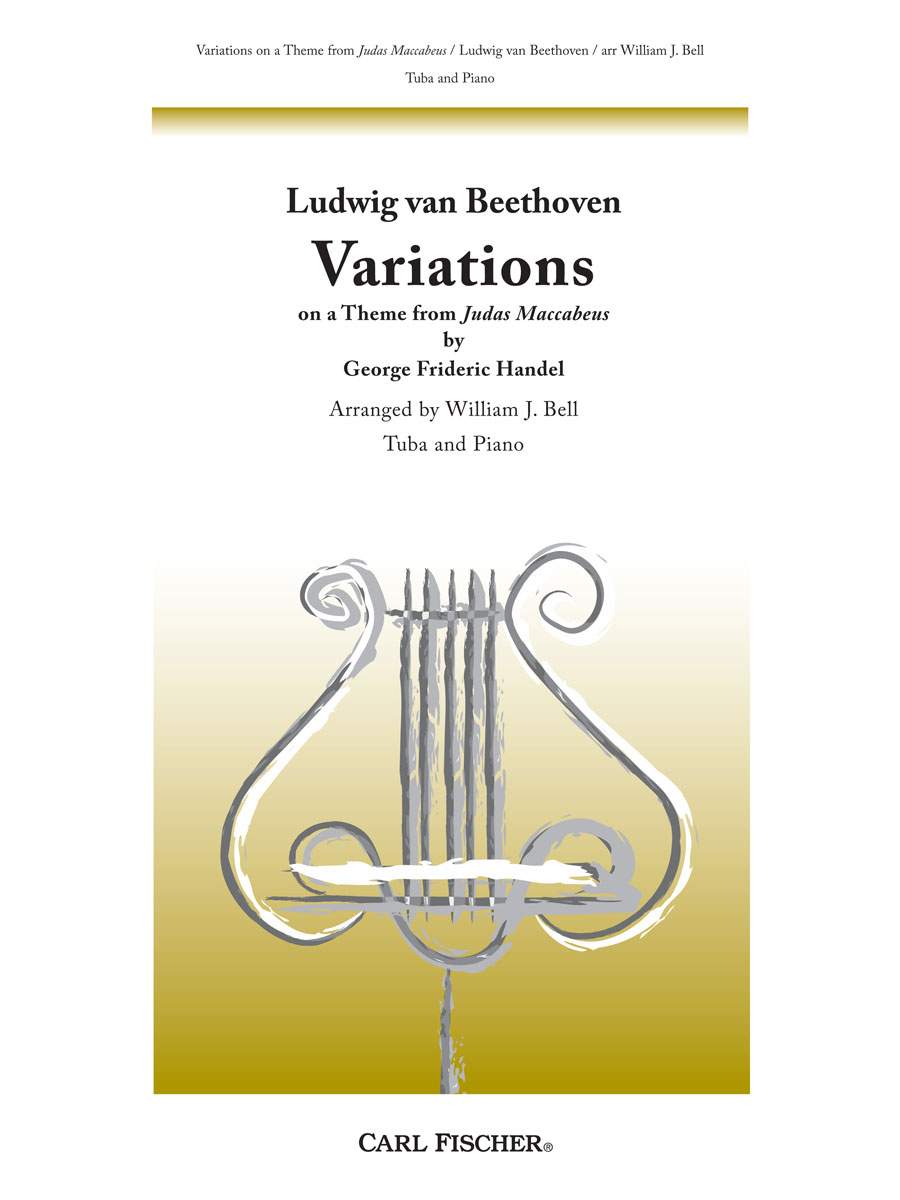 BEETHOVEN L.V. - VARIACIONES TEMA DE HANDEL JUDAS MACABEO - WOO45 (TUBA Y PIANO)