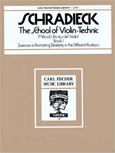 SCHRADIECK H. - ESCUELA TECNICA V.1 (VARIAS POSICIONES) -