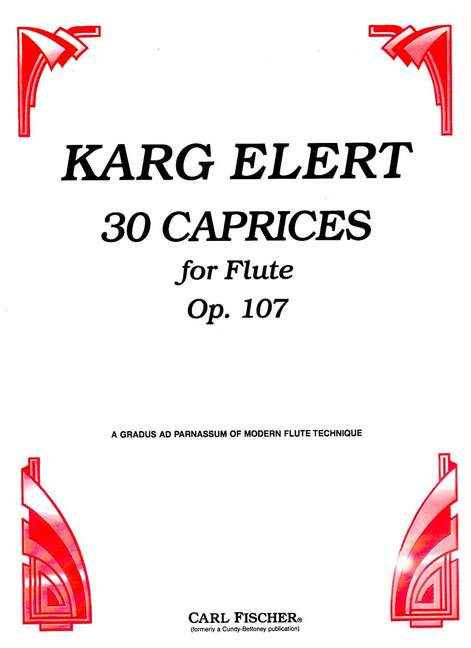 KARG ELERT S. - ESTUDIOS (30) - OP.107    (FL)