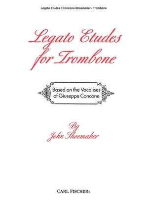 SHOEMAKER - ESTUDIOS DE LEGATO BASADO EN CONCONE TROMBON