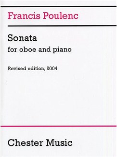POULENC F. - SONATA OBOE Y PIANO