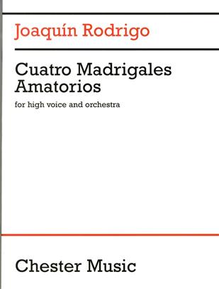 RODRIGO J. - MADRIGALES AMATORIOS (4) VOZ AGUDA Y ORQUESTA