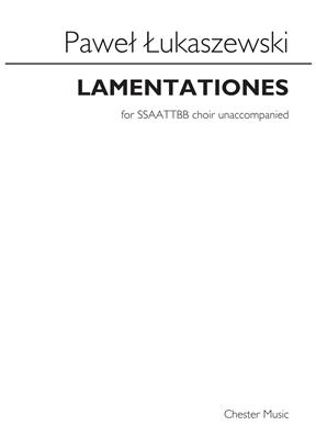 LUKASZEWSKI P. - LAMENTATIONES SSAATTBB