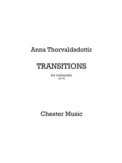 THORVALDSDOTTIR A. - TRANSITIONS - VIOLONCHELO SOLO