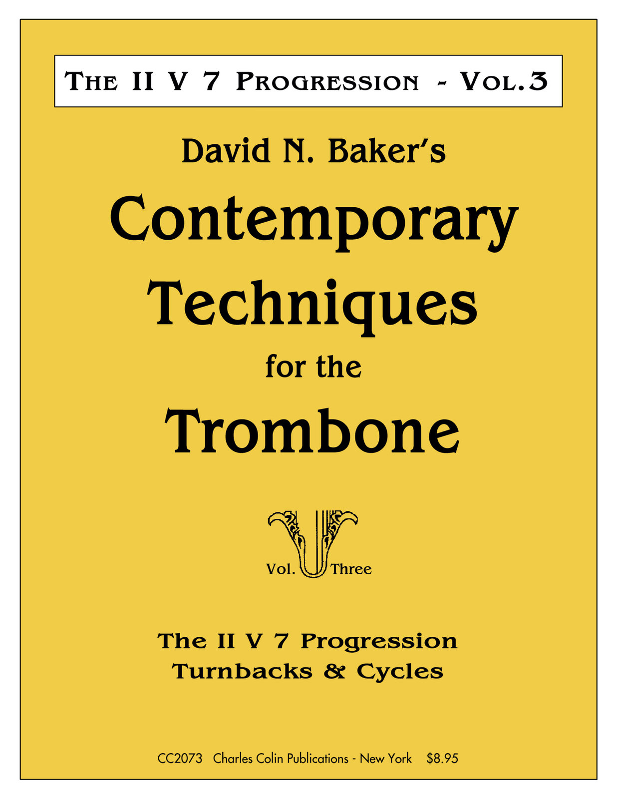 BAKER D.N. - CONTEMPORARY TECHNIQUE V.3 -