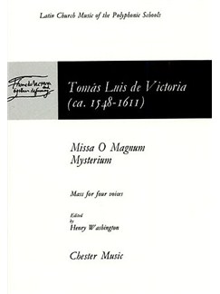 VICTORIA T.L. - MISA O MAGNUM MYSTERIUM   SATB -