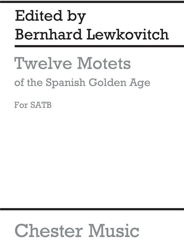LEWKOVITCH .B - MOTETES ESPAÑOLES DEL SIGLO DE ORO -(12)