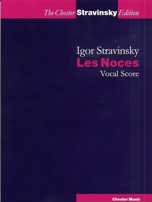 STRAVINSKY I. - NOCES (VOCAL SCORE) FRANCES Y RUSO