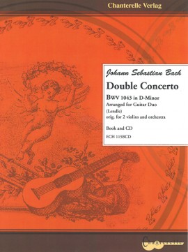 BACH J.S. - CONCIERTO DOBLE RE m(+CD)BWV.1043(TRANSC.2 GUITARRAS)