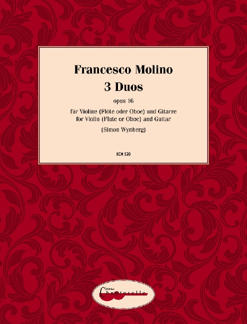 MOLINO F. - DUOS (3) FL(V,OB)/G - OP.16