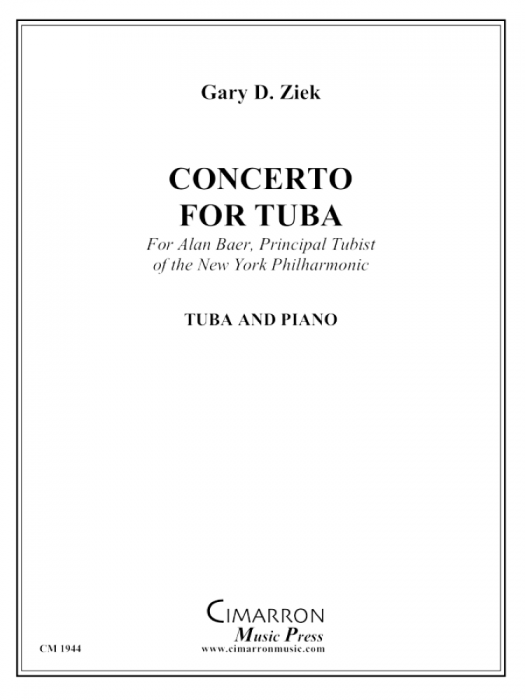 ZIEK G. - CONCERTO FOR TUBA
