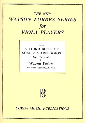 FORBES W. - A THIRD BOOK OS SCALES AND ARPEGGIOS FOR VIOLA