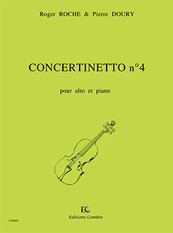 ROCHE / DOURY - CONCERTINETTO Nº4 - VIOLA Y PIANO