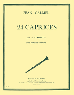 CALMEL J. - CAPRICHOS (24) PARA TODOS LOS CLARINETES