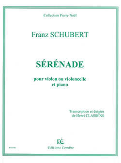 SCHUBERT. F. - SERENATA VIOLIN O VIOLONCHLEO Y PIANO