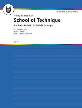 SCHRADIECK H. - ESCUELA DE LA TECNICA VIOLA V.1