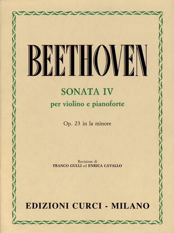 BEETHOVEN L.V. - SONATA Nº4 LA m - OP.23